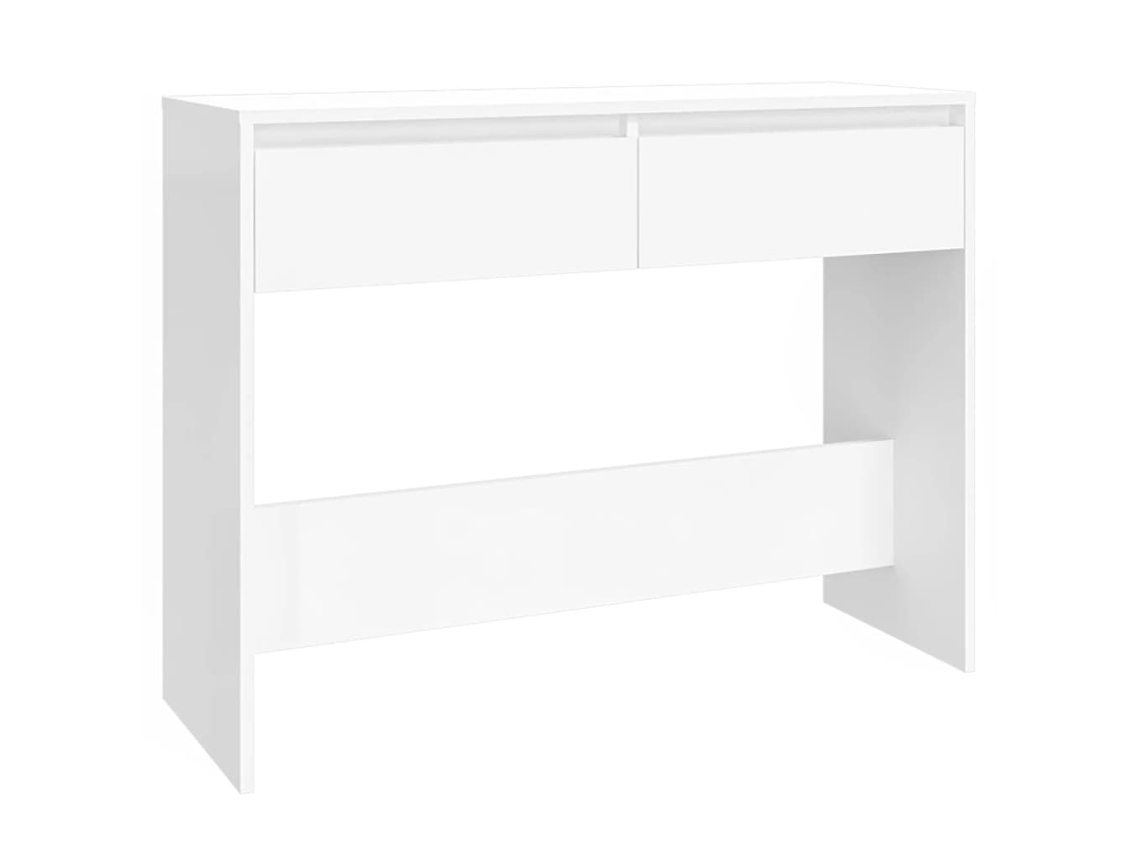 Console Table, Console Tables Vidaxl Branco Madeira Processada (n/a)