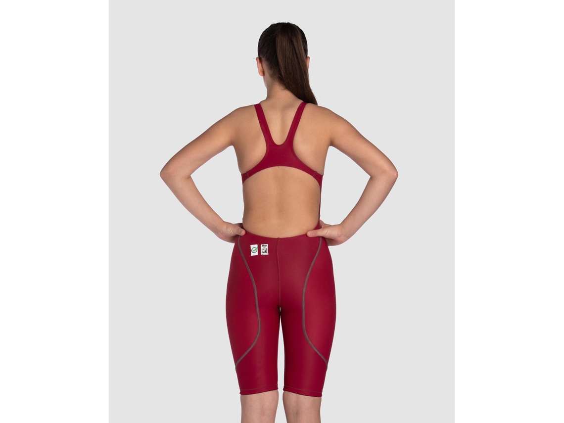 Fato de Banho de Menina para Natação ARENA Powerskin St Next Vermelho (10/11 anos)