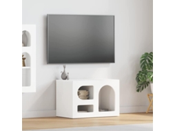 Vidaxl Gabinete Para Tv Elst 60 X 35 X 40 Cm Branco Madeira Processada