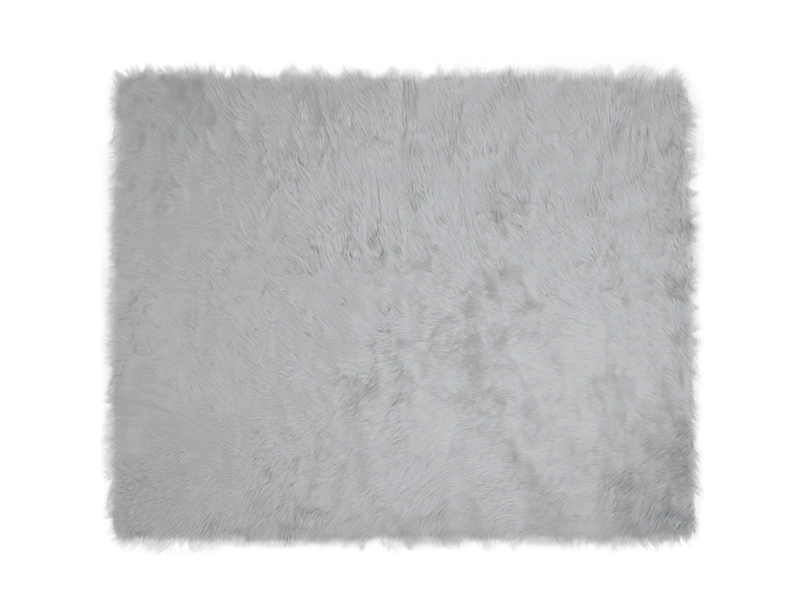 Conjunto 1 Tapete Vidaxl Cinzento Poliéster (200 X 280 Cm)