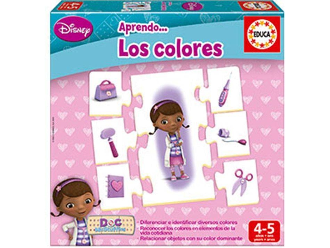 Puzzle EDUCA BORRAS Aprendo as cores (42 Peças)