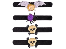 4 Peças de Pulseiras Tapa para Decorações de Halloween ALLINLESS