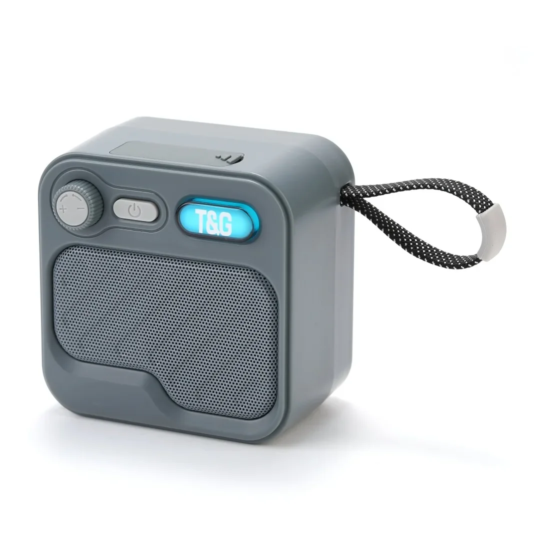 Caixa de Som Bluetooth Tws de Dois Canais, com Entrada para Cartão, Pode Receber Pagamentos e Transmitir Mensagens de Voz. MDUG (cinza)