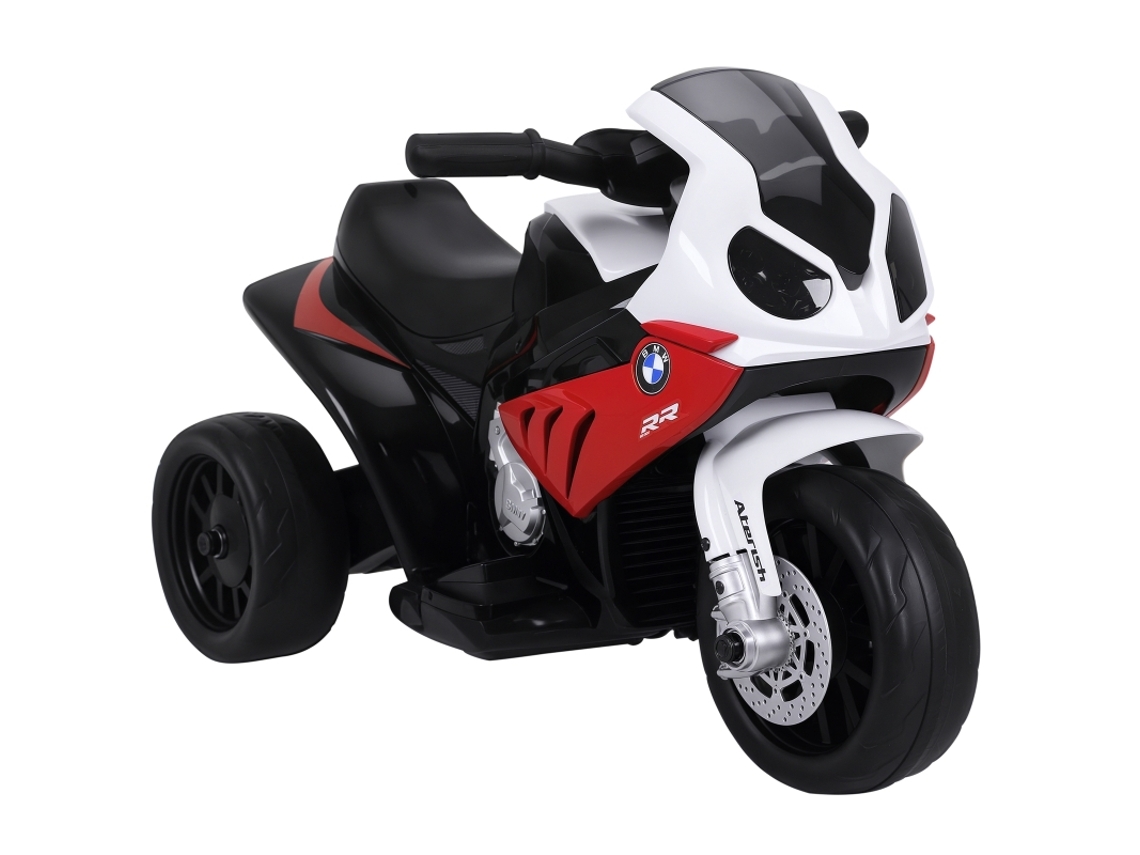 Bmw S1000rr Motocicleta Triciclos Elétricas Licenciadas Para Crianças Com Bateria, Veículo Infantil, Aço, Vermelho, 66x37x44 Cm Cs