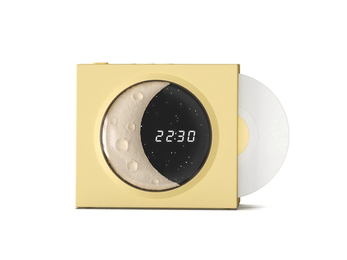 Relógio De Vinil Com Alto Falante Sem Fio E Luz, Alto Falante Portátil Multifuncional, Presente De Aniversário Dgzd Olysi Shop