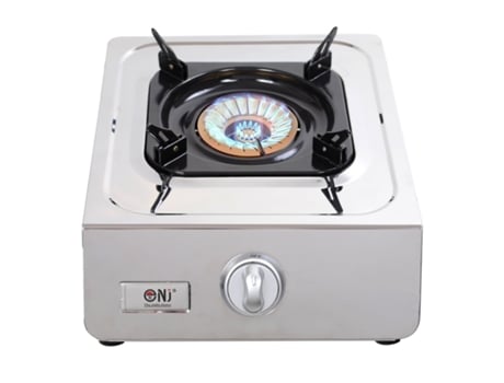 Nj Nsd-11 Fogão A Gás Portátil De 1 Boca Em Aço Inoxidável, Fogão A Gás Interno, Gpl, 3,8 Kw