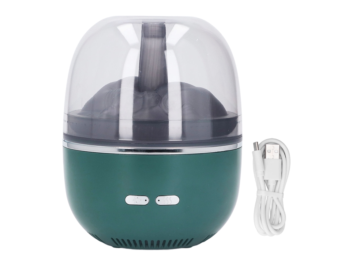 Umidificador De Aromaterapia Ultrassônico Difusor De Óleo Essencial Com Luz Colorida 260ml Verde