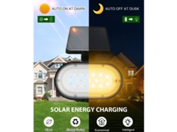 Lanterna Solar Recarregável com Cabeça Recarregável para Acampamento | S/MARCA