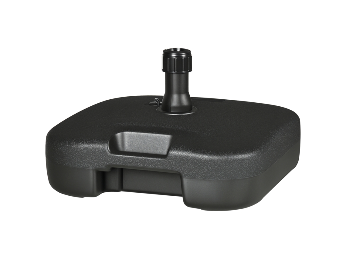 Base redonda de lastro, 46x45x26cm, HDPE, preta DECORALAR TECH