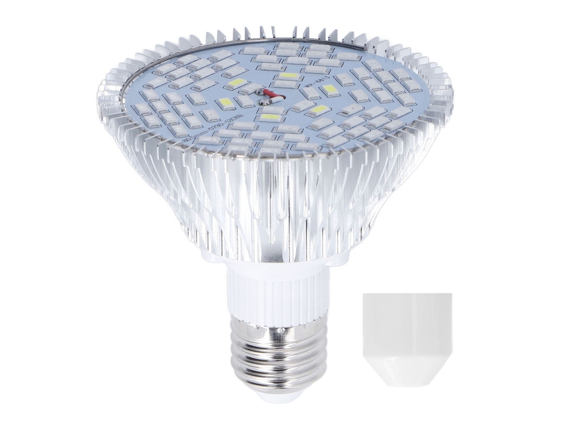 Lâmpada Led De Espectro Completo Para Plantas E27 50w 78 Diodos Baixo Desenvolvimento De Calor Slowmoose (lgl)