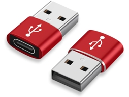 Conjunto De 5 Adaptadores Usb-c Para Usb-a Em Liga De Alumínio