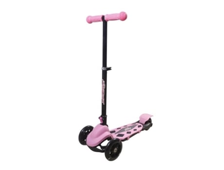 Patinete De 3 Ruedas New Sports, Rosa, Plegable, 110 Mm Vedes