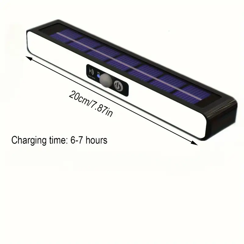 Luminária solar em formato de coração com sensor de movimento AQUAFORGE