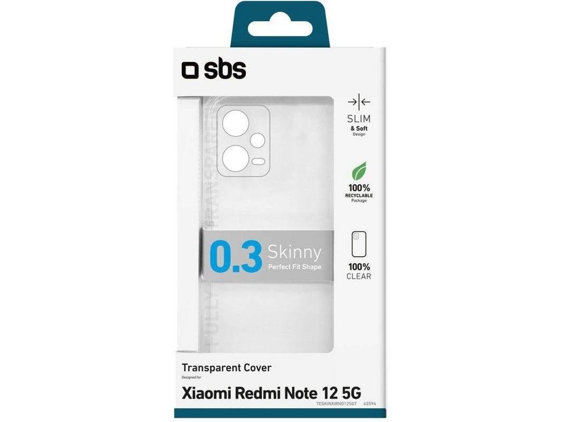 Capa para Redmi Note 12 5G SBS Transparente (Outlet Caixa Aberta )
