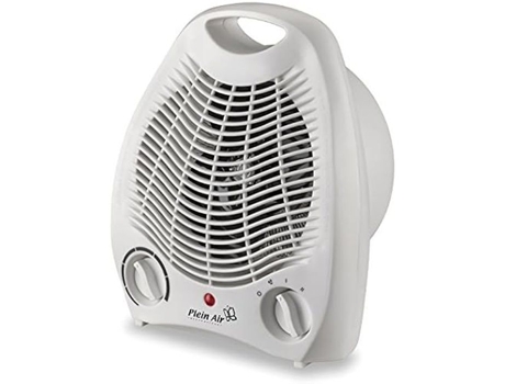 Ventilador móvel de aquecimento auxiliar elétrico externo com termostato e dispositivo de segurança anti-superaquecimento Plein Air