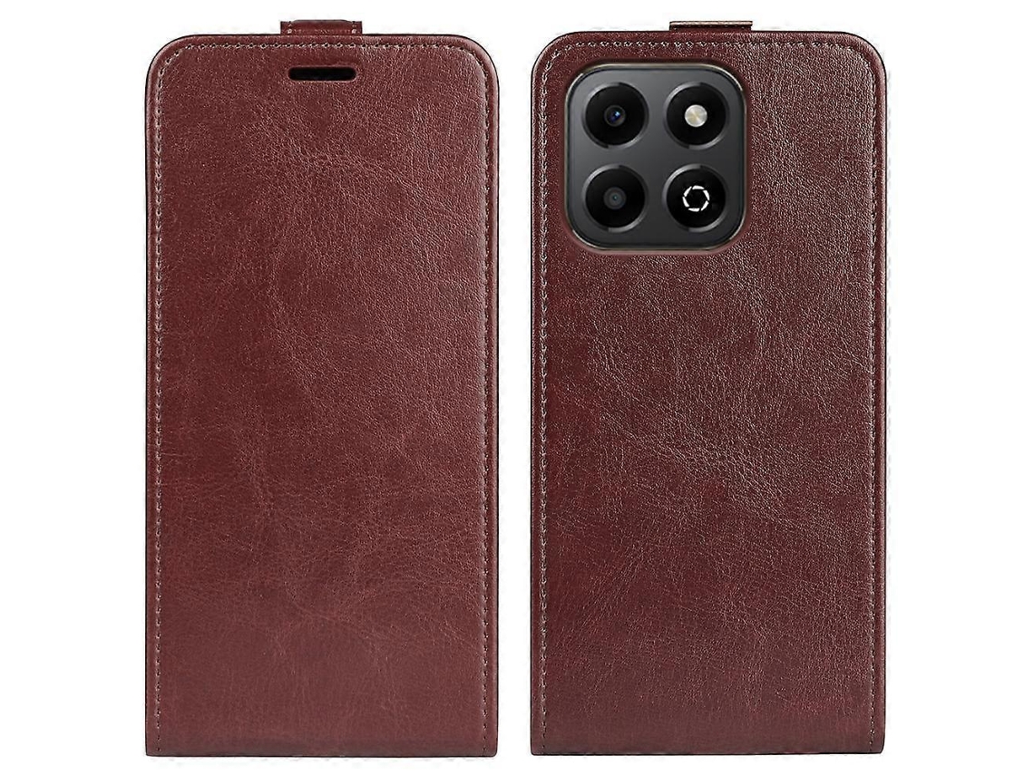 Capa De Celular De Couro Com Flip Vertical E Textura R64