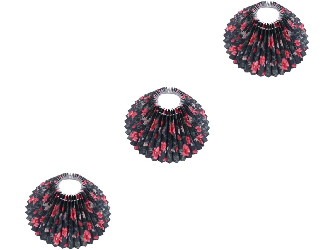 Conjunto De 3 Elegantes Abajures De Tecido, Luzes Decorativas Para Candeeiros De Mesa.