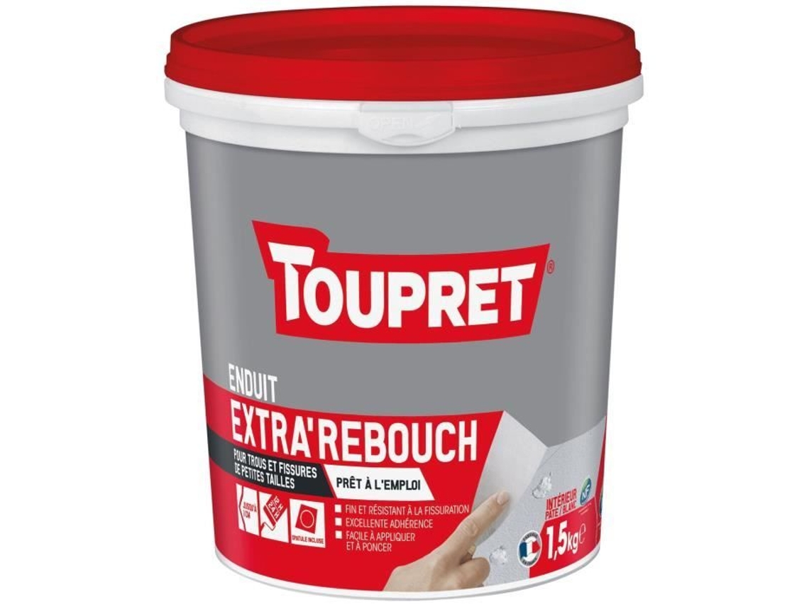 Extra Rebouch Toupret Em Pasta 1,5kg Bcrp1.5