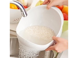 1 Suporte de Plástico para Filtro de Ralo de Cozinha com Alças MDUG (branco)
