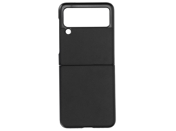 Mali capa de Couro para Samsung Galaxy Z Flip 3 Protetora Anti Impacto Anti Arranhões Preta