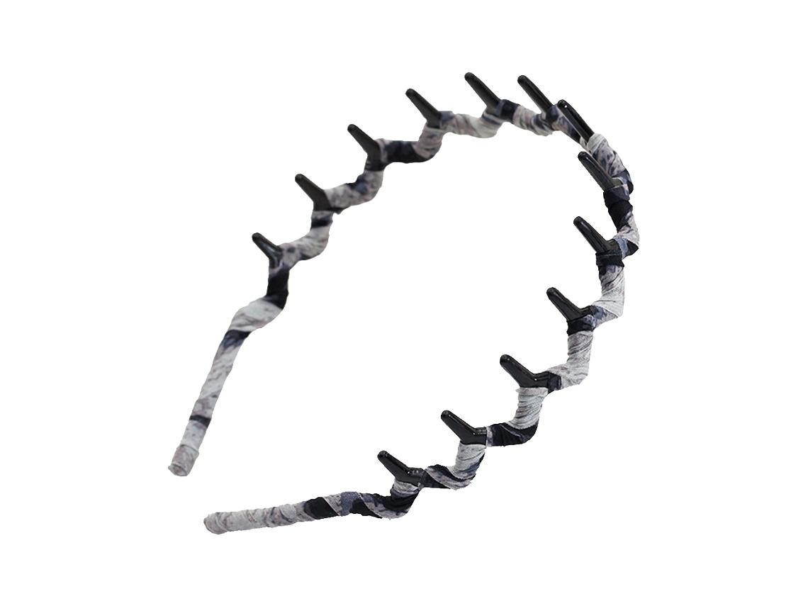 Tiara De Onça Feminina Acessório Cabelo Com Dentes Fixadores