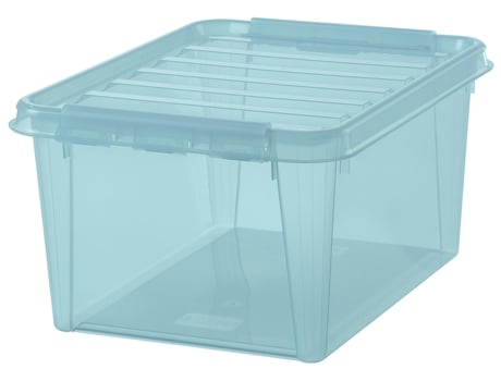 Caixa de Armazenamento SMARTSTORE Color 31 32 Litros Água-Marinha