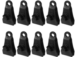 Inoomp Kit de 10 Presilhas de Plástico para Tenda,s À Chuva e Ao Vento, Portáteis para Camping, Caminhadas e Coberturas CHABERLU