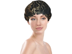 Touca De Banho Feminina, Reutilizável, Impermeável, Dupla Camada, Com Elástico, Ideal Para Cabelos Longos, Com Estrutura