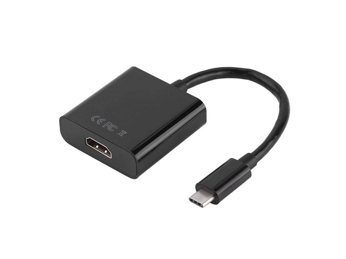 Adaptador Hdmi Para Vga Com Cabo De Áudio E Conectores T Micro Mini