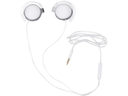 Fones De Ouvido Esportivos Com Fio, Brancos, Em Tpe, Resistentes Ao