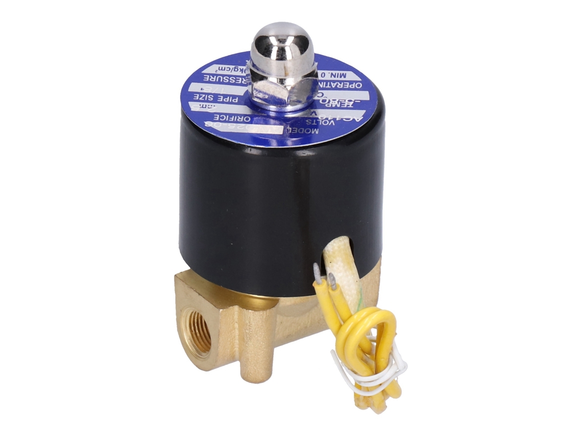Válvula Solenóide Elétrica Pequena Normalmente Fechada Para Água Ar Diesel 1/8in 2w‑025‑06dc24v