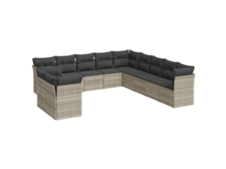 Garden Sofa Set, Garden Sofa Sets Vidaxl Cinzeto Rattan / Vime (n/a)