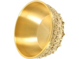 Tigela Cobre Robusta Tesouros Decoração Elegante Escritório Ornamento Artesanal Prosperidade Armazenamento GOKOCO