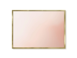 Magnetic Wall Board Wooden Background For The Office Espelharte (70x50 Cm)