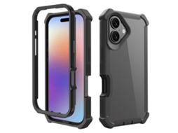 Capa Protetora De Cantos Reforçada Skalo Para Iphone 17 - Preta