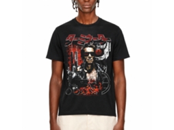 Rockinstone Terminator Collageinator Black Adult T-shirt Size:l