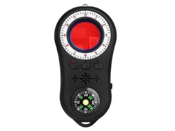Detector De Espiões Para Viagens Insetos, Câmera Oculta, Rf Com Bússola E Lanterna Yizhood (preto)