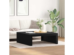 Vidaxl Mesa De Centro Carvalho Preto 100 X 100 X 35 Cm