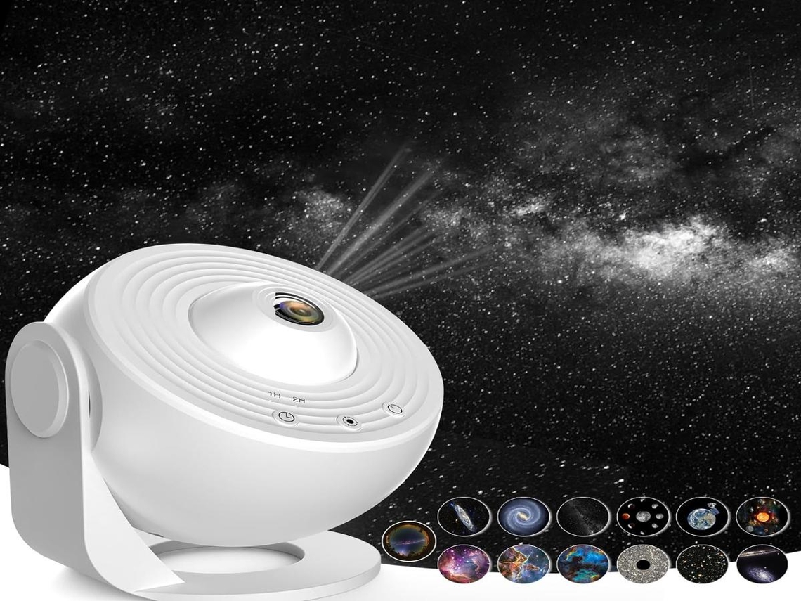 Lurelia Projetor Galáxia Led, Usb, Rotação 360°, Céu Estrelado, Para Quarto Modelo 8