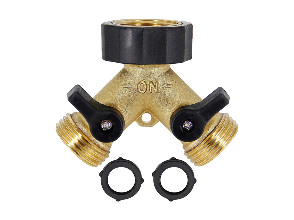 Conector Y De Latão Para Mangueira