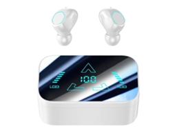 Fone De Ouvido Bluetooth M48 Com Redução De Ruído Para Jogos, Fones De Ouvido Sem Fio Com Visor Digital Deslizante Ly Ebike