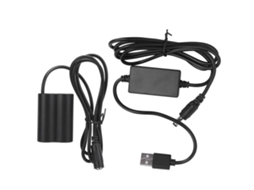 2026 bateria Falsa Np‑w235 com Cabo Usb para Fujifilm Xt‑4 / Gfx100s, Adaptador Dc Usb