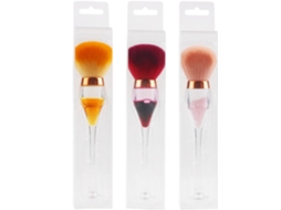 Conjunto de 3 pincéis para remover pó de unhas SFUSHOS