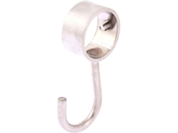 Gancho de parede estilo retrô em liga de zinco, 62x30x30 mm, 5 unidades CHABERLU