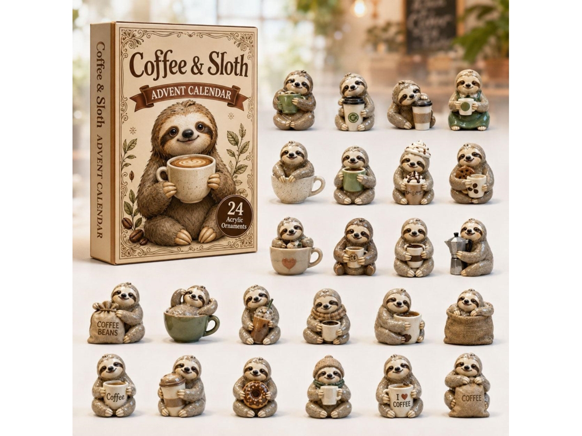 Calendário Do Advento 2d 2026 (preguiças E Café)