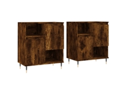 Sideboard, Sideboards Vidaxl Marrom Madeira Processada (n/a)