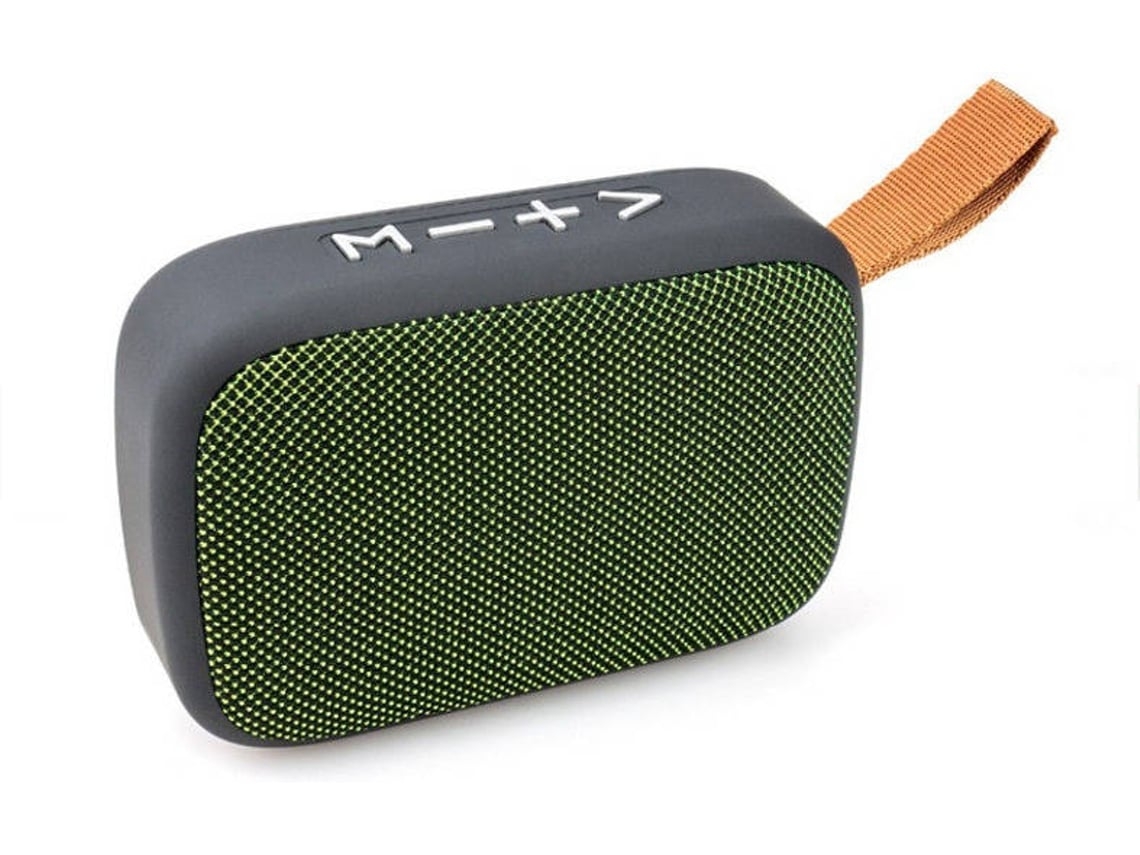 Mini Altifalante Bluetooth (3w - Autonomia Da Bateria: 1-2 Horas - Verde)