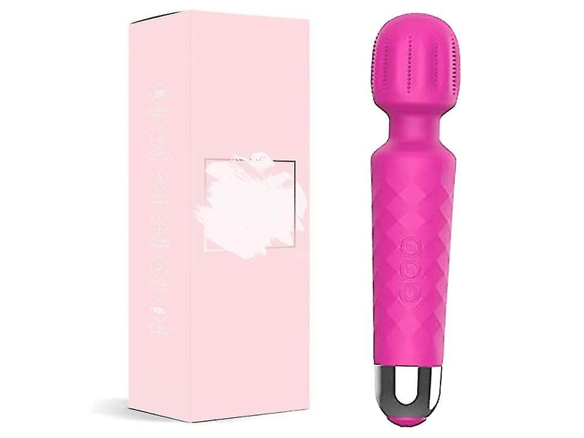 Massageador De Varinha, Massageador Elétrico Bestvite, Recarregável Usb Sem Fio Silencioso À Prova Dágua (rosa)