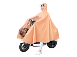 Poncho de Chuva Reutilizável para Scooter Elétrico e Bicicleta Adulto