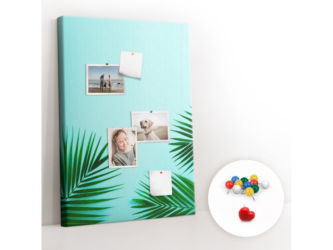 Lousa De Cortiça Mapa De Palavras Gentis Para O Quarto Das Crianças Espelharte (70x100 Cm)